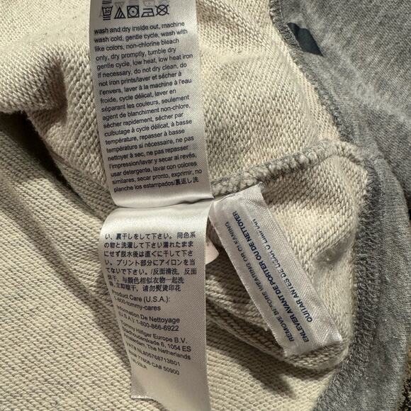 Tommy Hilfiger Sweatshirt Spell Out 90s Streetwear Athleisure Logo Retro Medium - Picture 5 of 6